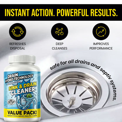 Drain Hydro Cleaner – Unclogs Sinks & Pipes in 2 Minutes🚀I Buy 1 Get 1 Free🔥