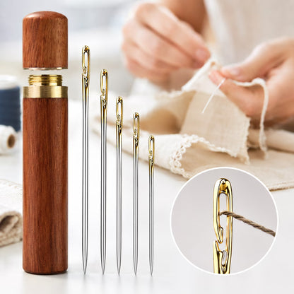 30pcs Self-Threading Sewing Needles | Easy Thread for All Fabrics🔥