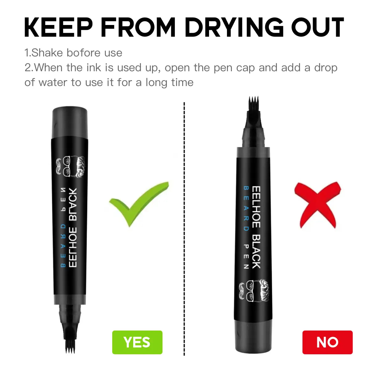 EELHOE Beard Filler Pen Kit for Men