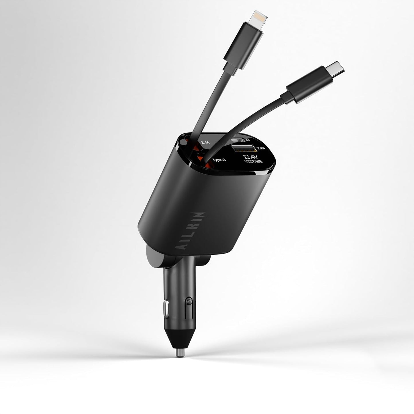 4 in 1 Retractable Car Charger