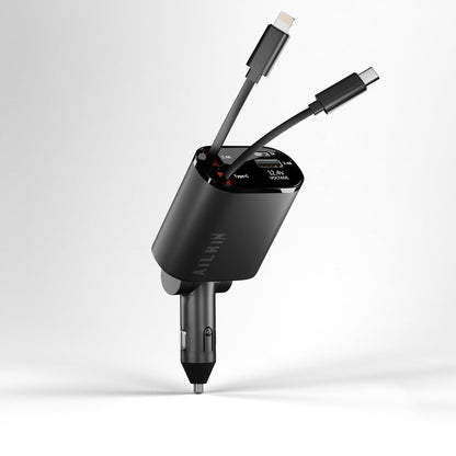 4 in 1 Retractable Car Charger