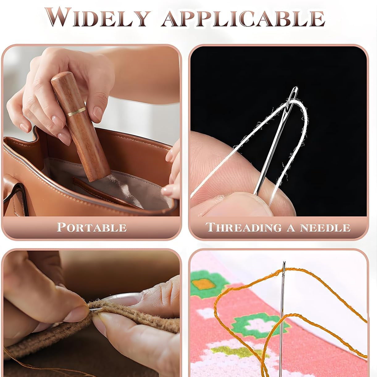 30pcs Self-Threading Sewing Needles | Easy Thread for All Fabrics🔥