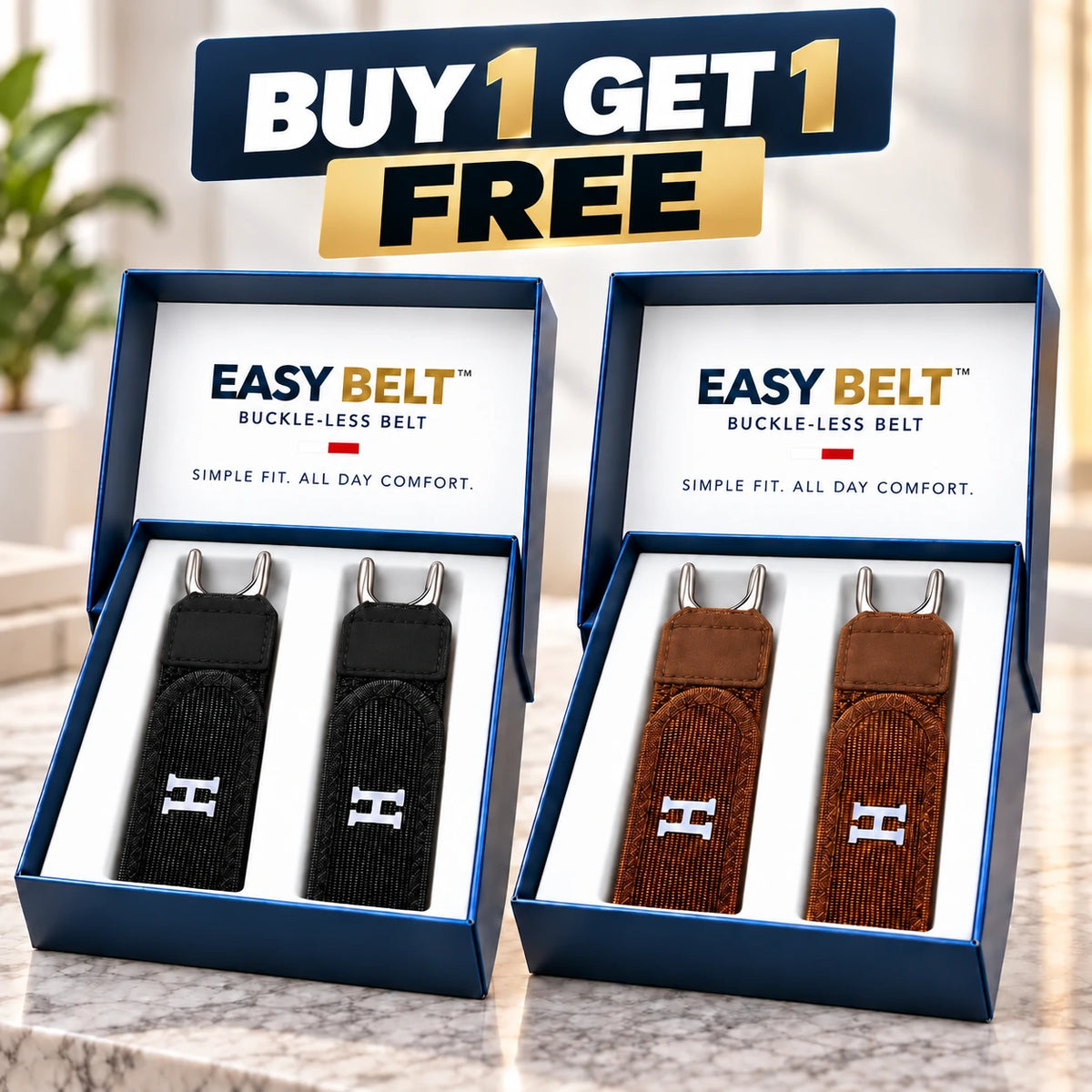 EASY BELT™ | Buckle Free Belt | BUY 1 GET 1 FREE  🔥