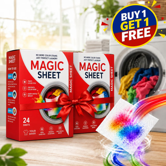 Magic Sheets | Long-Lasting Color Protection | Protects Whites & Colors | Buy 1 Get 1 Free🔥