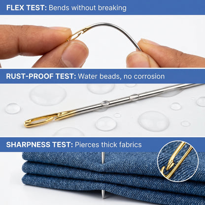 Self-Threading Sewing Needles | Magic Smart Slot Design |    Buy 1 Get 1 - Only for Today 🔥