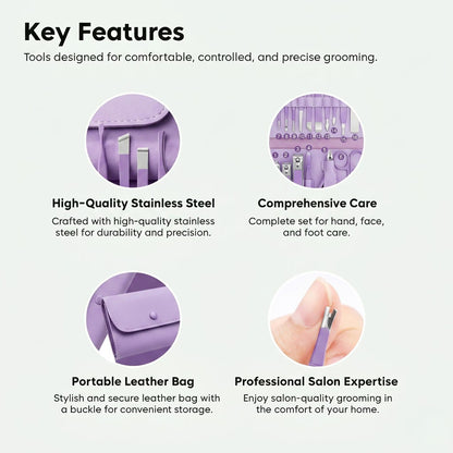 16-in-One Nail Care Kit- Salon like Grooming at Home💅
