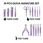 16-in-One Nail Care Kit- Salon like Grooming at Home💅