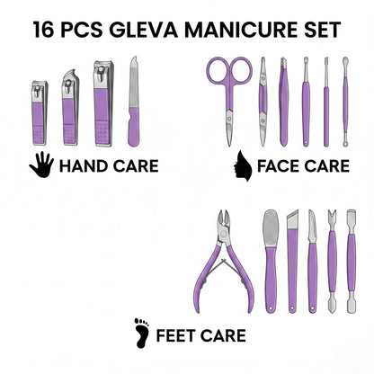 16-in-One Nail Care Kit- Salon like Grooming at Home💅