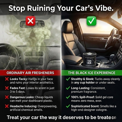 Black Ice Car Perfume Freshener| 🌟Buy 1 Get 1 Free🌟