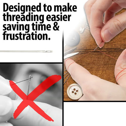 Self-Threading Sewing Needles | Magic Smart Slot Design |    Buy 1 Get 1 - Only for Today 🔥