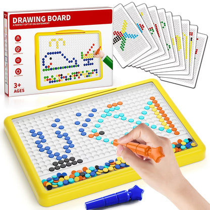 Magnetic Doodle Board with Pen (🔥20 Free Pattern Cards)