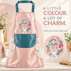 Kitchenchef's Apron -  ✨ High Quality | Buy 1 Get 1 Free | Black & Cream