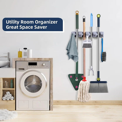 5 Slot Broom Holder