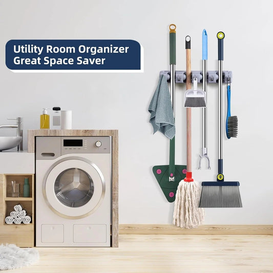 5 Slot Broom Holder